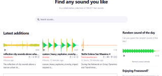 Freesound(프리사운드)